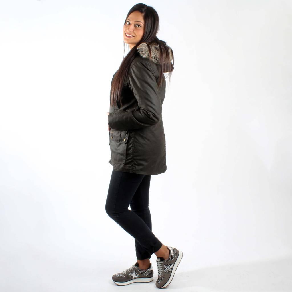 BARBOUR KELSALL WAX LWXOL en color VERDE (3)