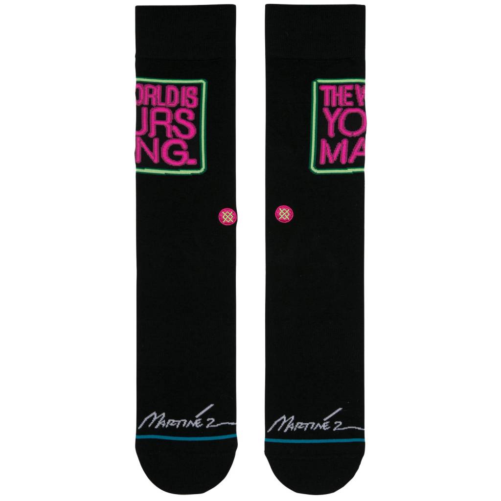 STANCE PATRICK MARTINEZ NEON en color NEGRO (2)