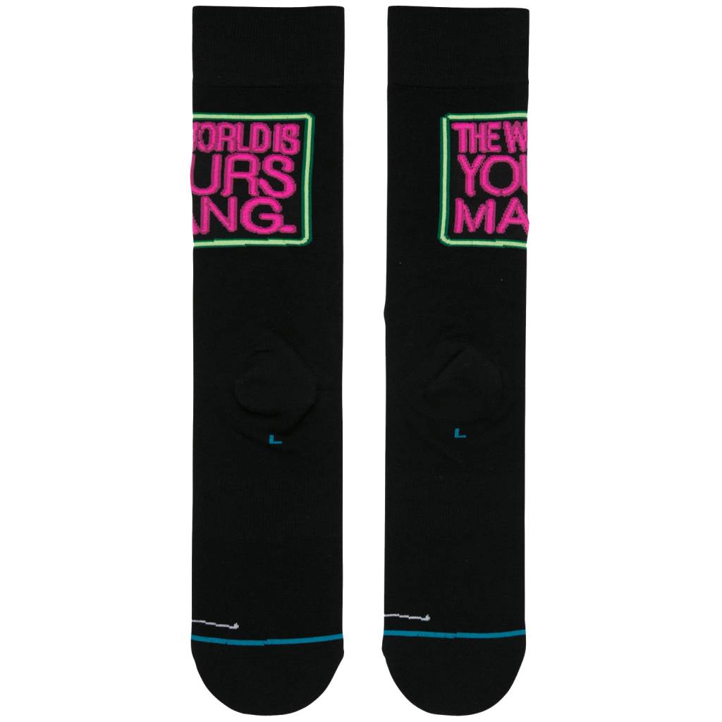 STANCE PATRICK MARTINEZ NEON en color NEGRO (1)