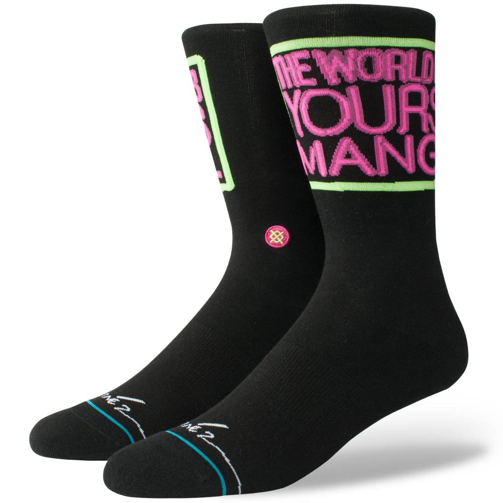 STANCE PATRICK MARTINEZ NEON en color NEGRO (3)