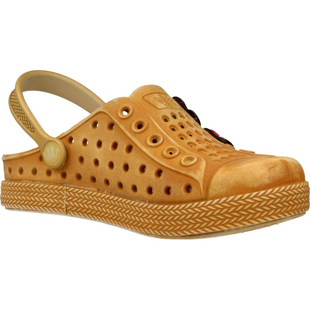PLUGT BABUCHE JOY KIDS PATCHE en color MARRON CLARO (5)