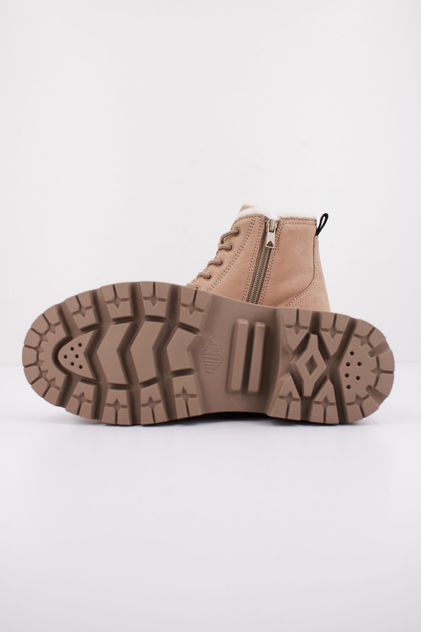 PALLADIUM PALLABASE NBK ZIP W en color MARRON CLARO (5)