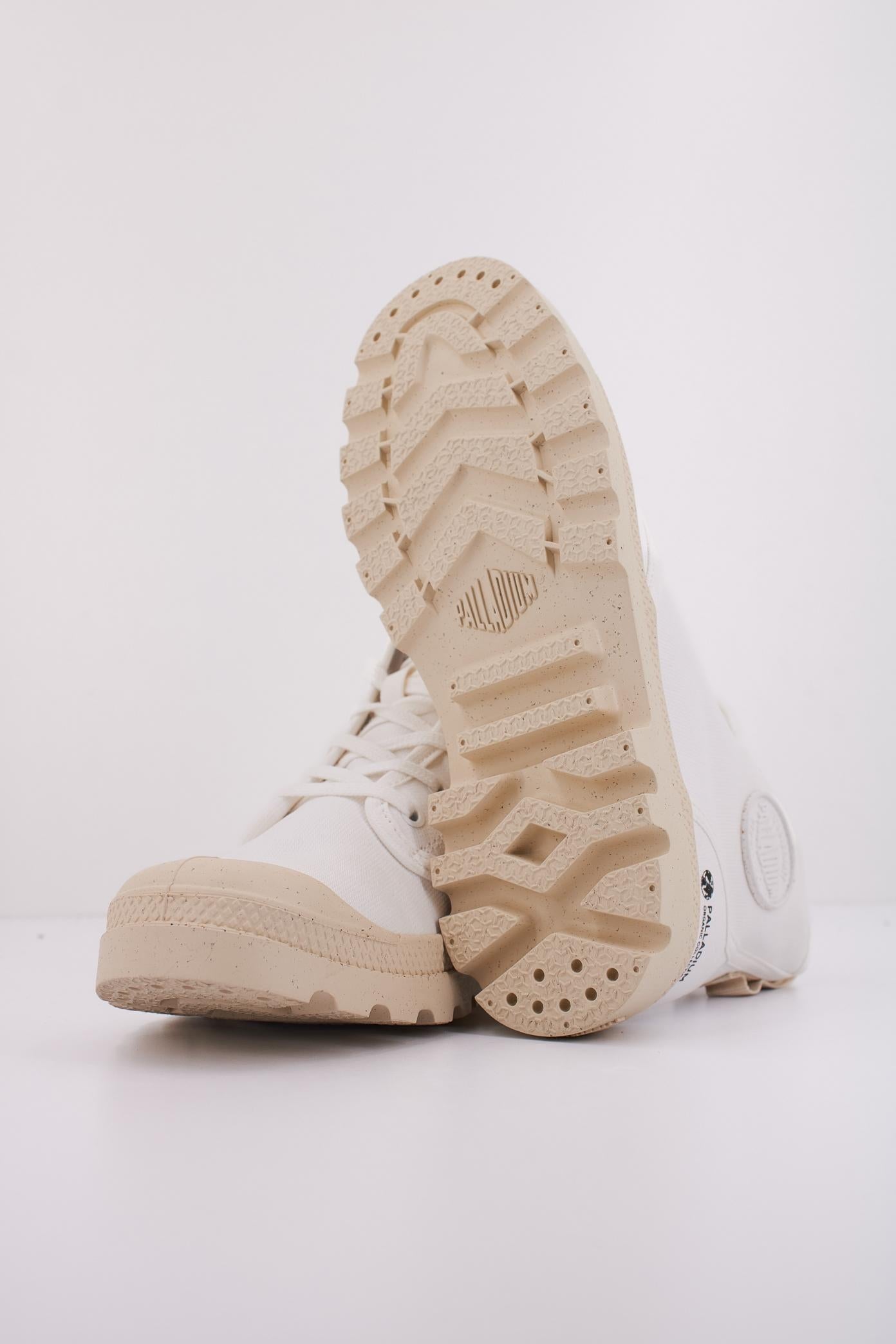 PALLADIUM PAMPA HI ZIP ORGANIC en color BLANCO (5)
