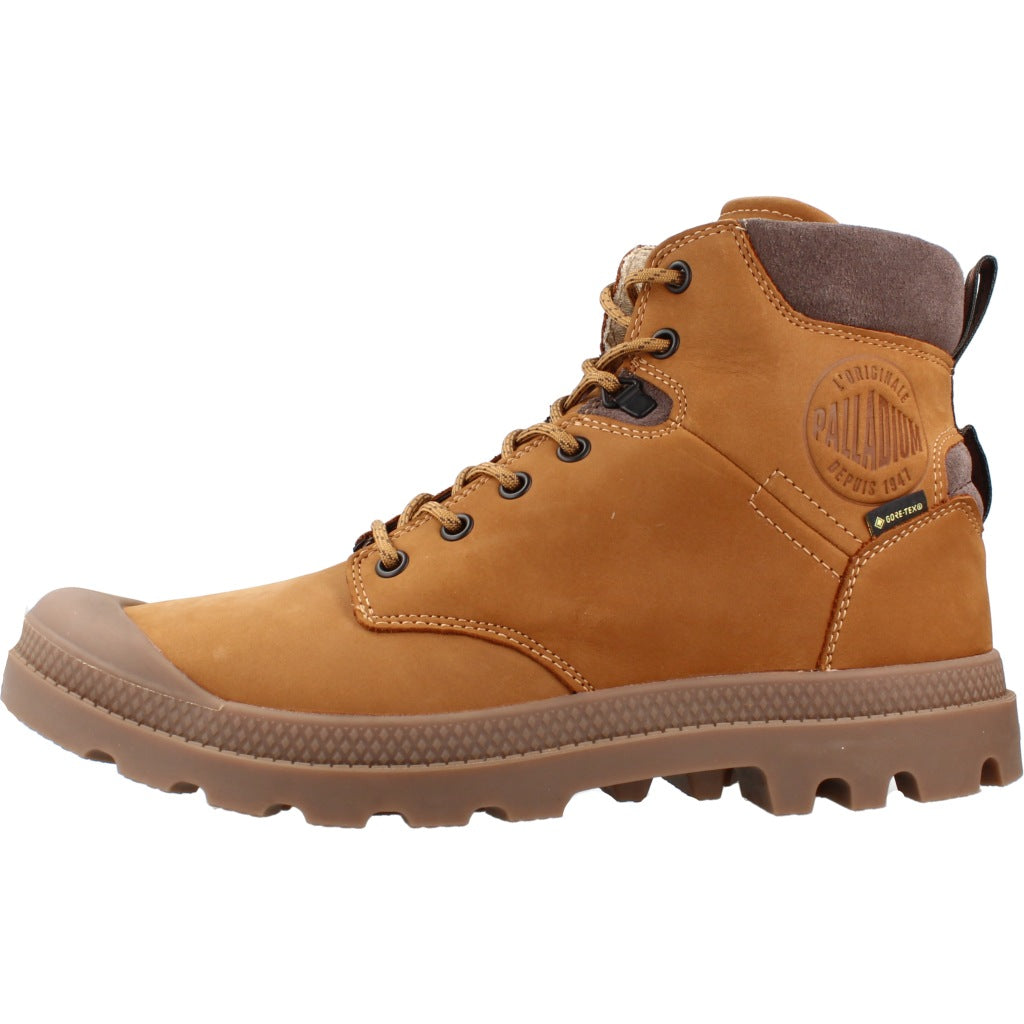 PALLADIUM BOTAS PAMPA SPORTCUFF GTX en color MARRON CLARO (2)