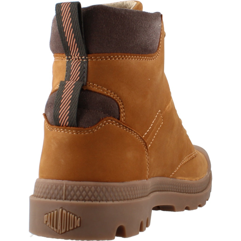 PALLADIUM BOTAS PAMPA SPORTCUFF GTX en color MARRON CLARO (3)