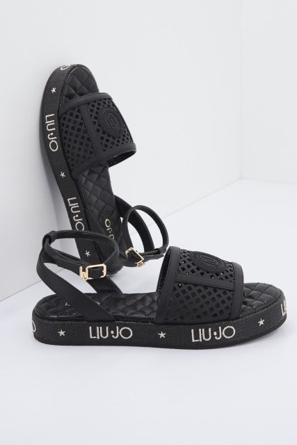 LIU-JO GWEN - SANDAL en color NEGRO (1)