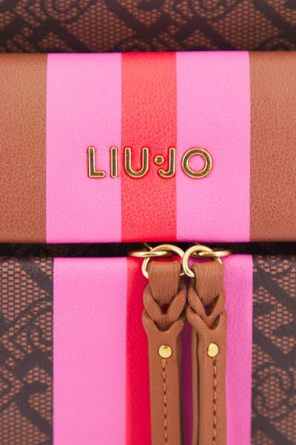 LIU-JO AA E BACKPACK BAG en color BEIS (4)