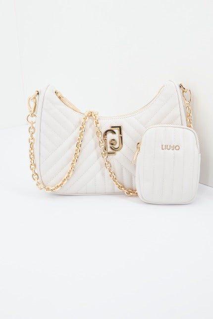 LIU-JO HOBO BAG en color BLANCO (1)