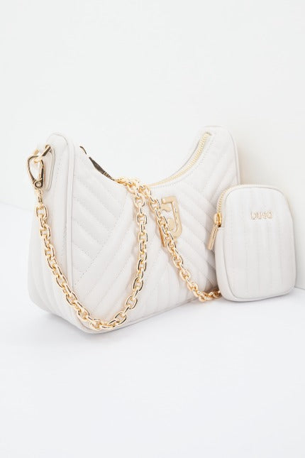 LIU-JO HOBO BAG en color BLANCO (2)