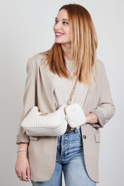LIU-JO HOBO BAG en color BLANCO (5)