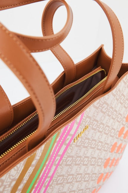 LIU-JO AA E SHOPPING BAG en color MARRON (3)