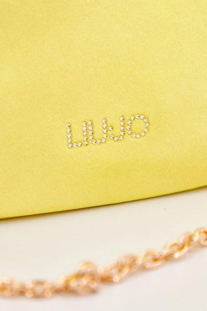 LIU-JO AA T HOBO BAG en color AMARILLO (4)