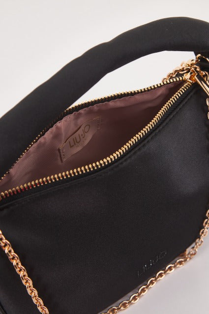 LIU-JO AA T HOBO BAG en color NEGRO (3)