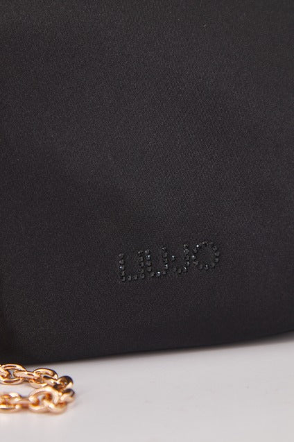 LIU-JO AA T HOBO BAG en color NEGRO (4)