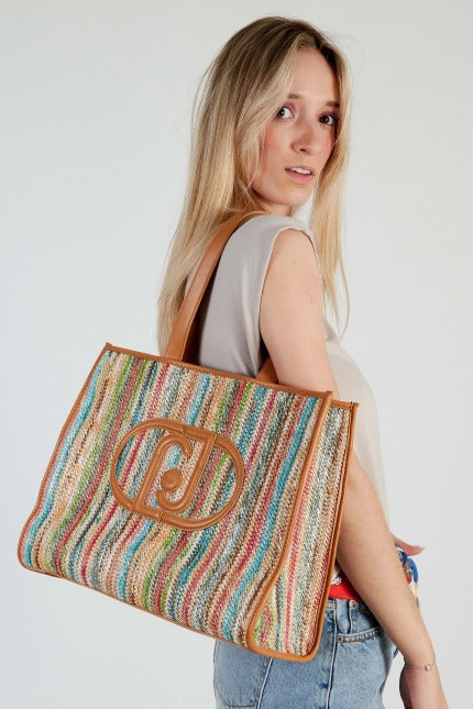 LIU-JO AA T SHOPPING BAG en color MULTICOLOR (1)