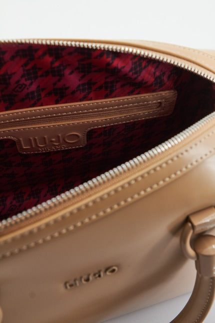 LIU-JO SATCHEL en color MARRON CLARO (4)