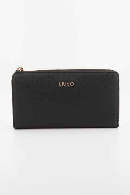 LIU-JO AF E ZIP AROUND en color NEGRO (1)