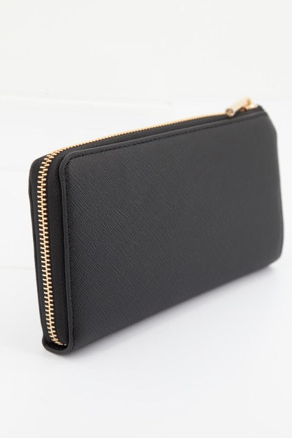 LIU-JO AF E ZIP AROUND en color NEGRO (2)