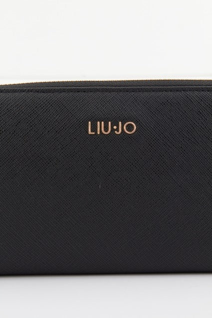LIU-JO AF E ZIP AROUND en color NEGRO (4)