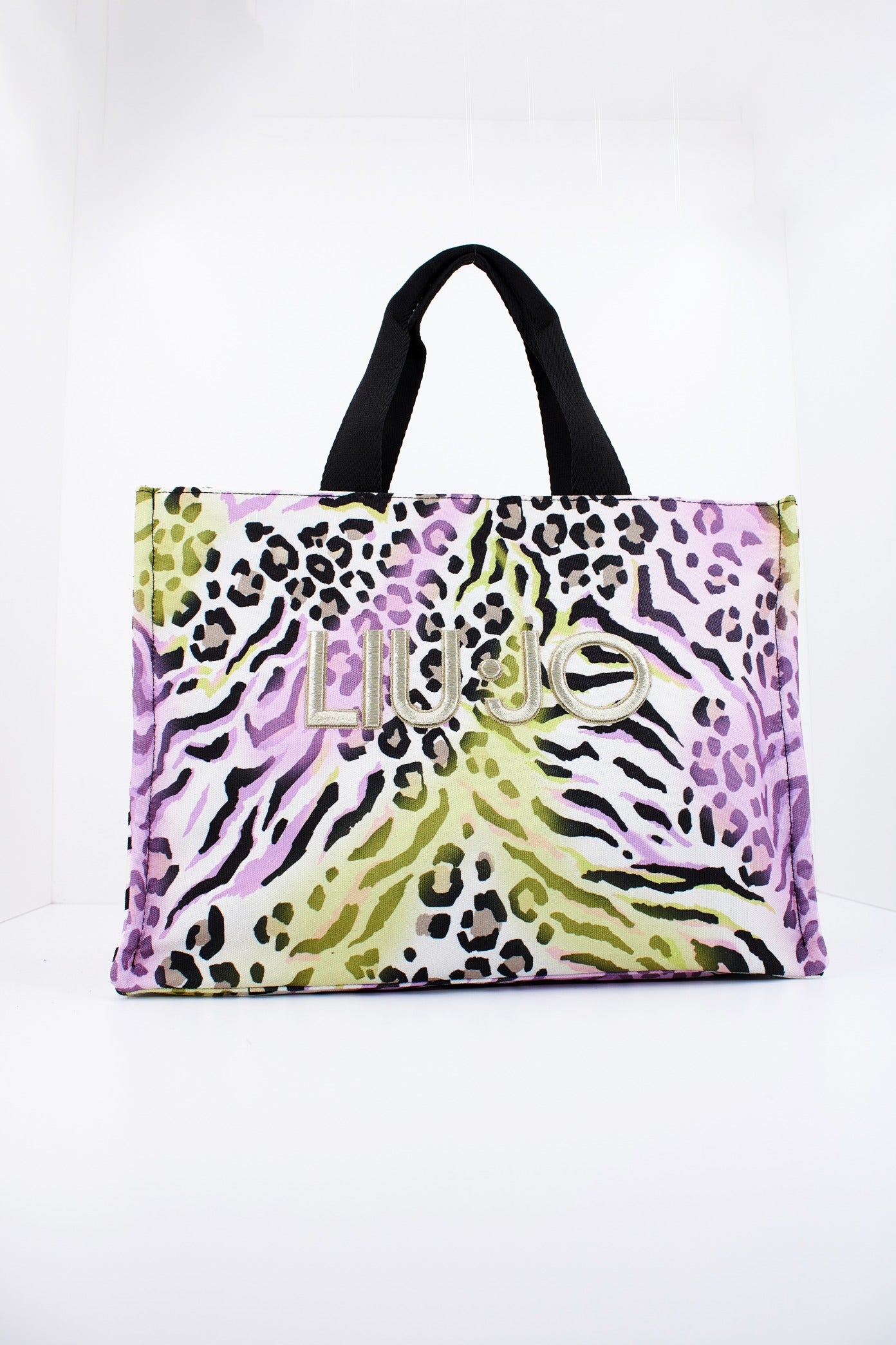LIU-JO TOTE PRINTED CANVAS en color ANIMAL PRINT (1)
