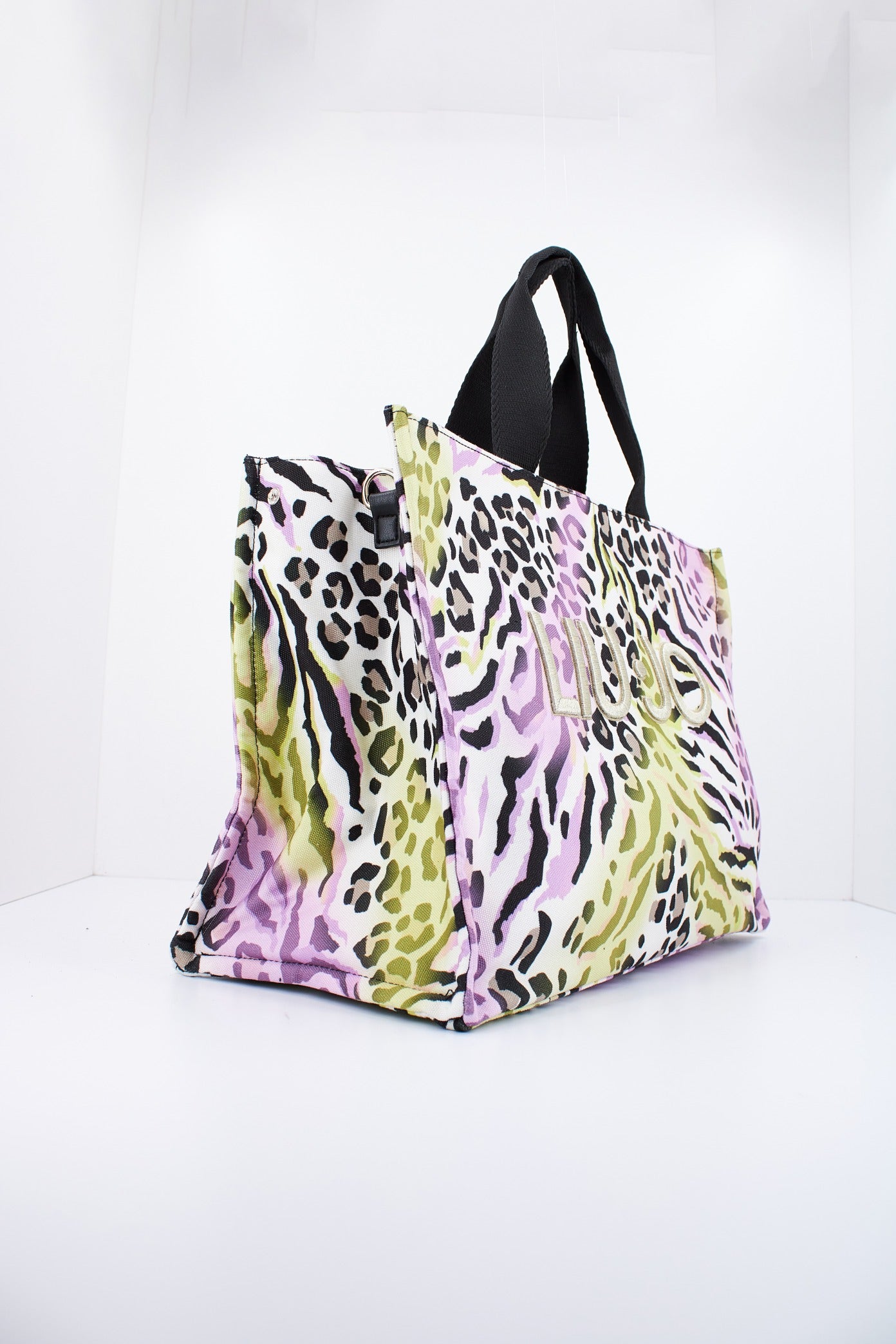 LIU-JO TOTE PRINTED CANVAS en color ANIMAL PRINT (3)