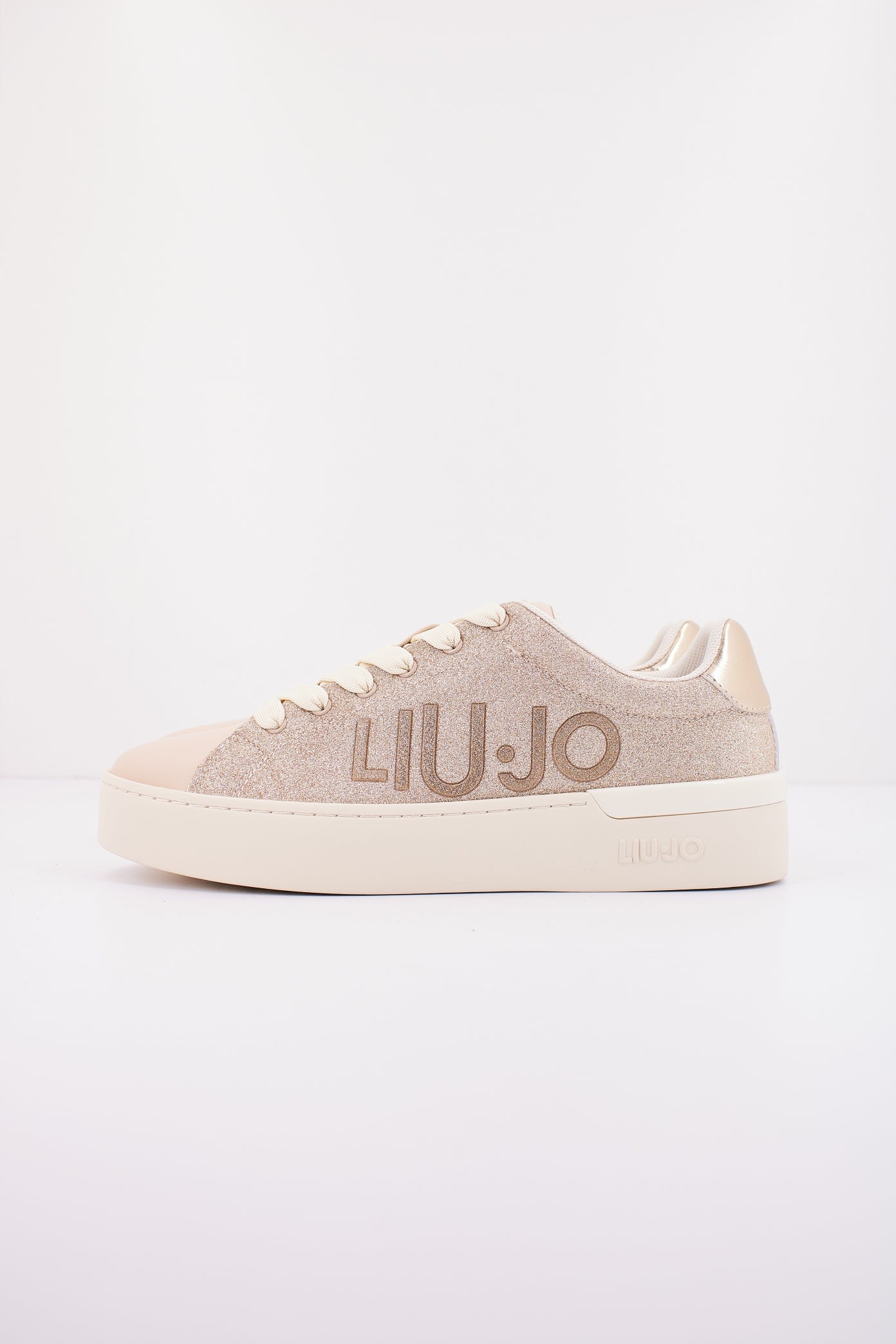 LIU-JO SILVIA - SNEAKER en color NUDE (1)