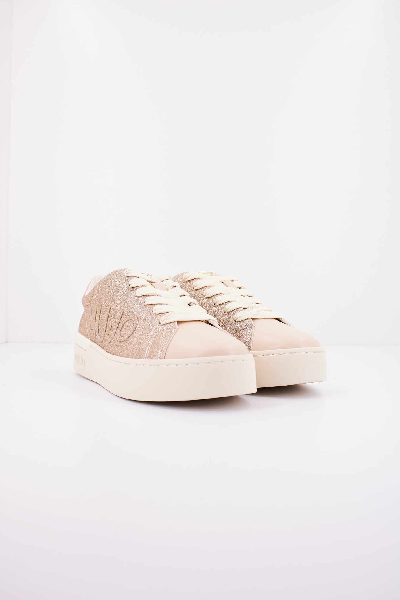 LIU-JO SILVIA - SNEAKER en color NUDE (2)