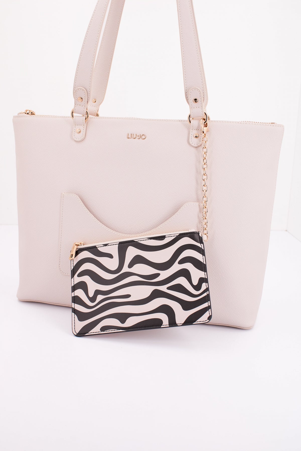 LIU-JO ECS L TOTE en color BLANCO (4)
