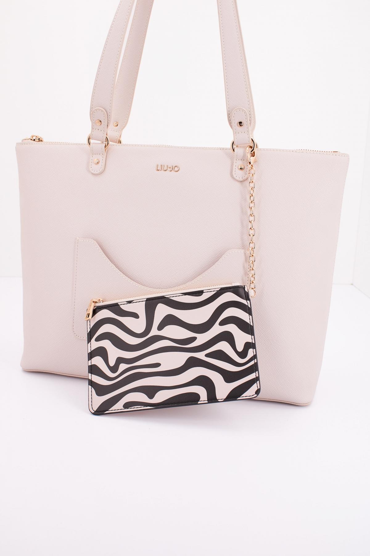 LIU-JO ECS L TOTE en color BLANCO (4)