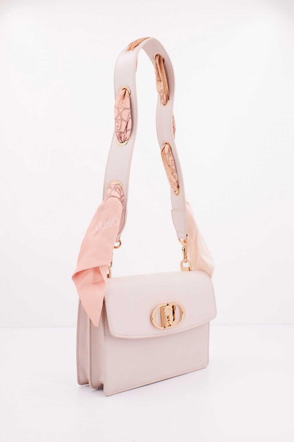 LIU-JO ECS M CROSSBODY en color BEIS (2)