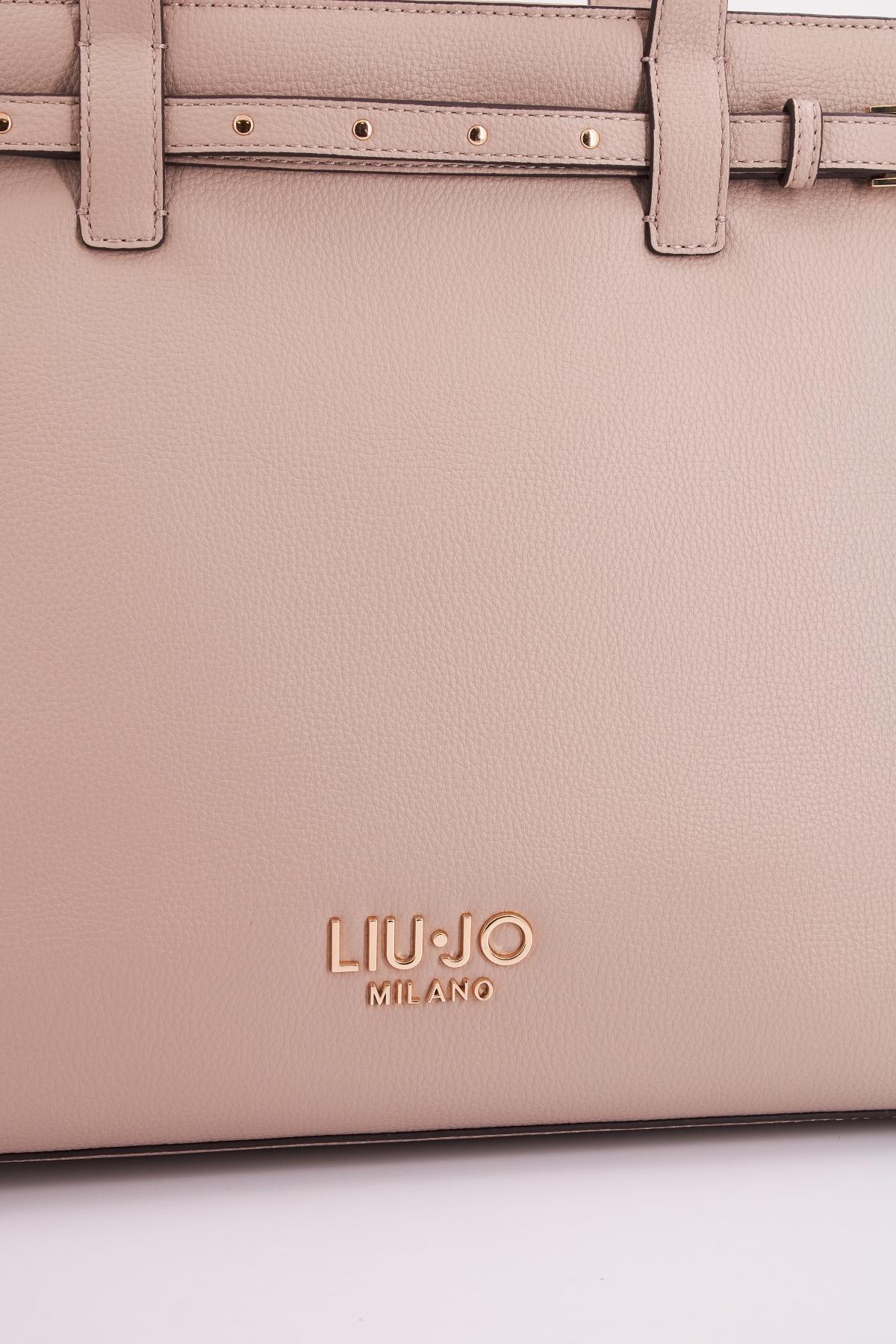 LIU-JO ECS M TOTE en color BEIS (4)