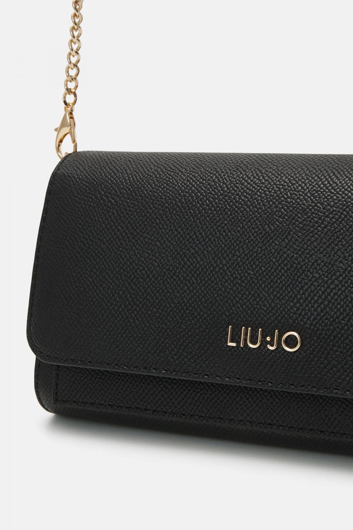 LIU-JO XL BIFOLD W CHAIN en color NEGRO (3)
