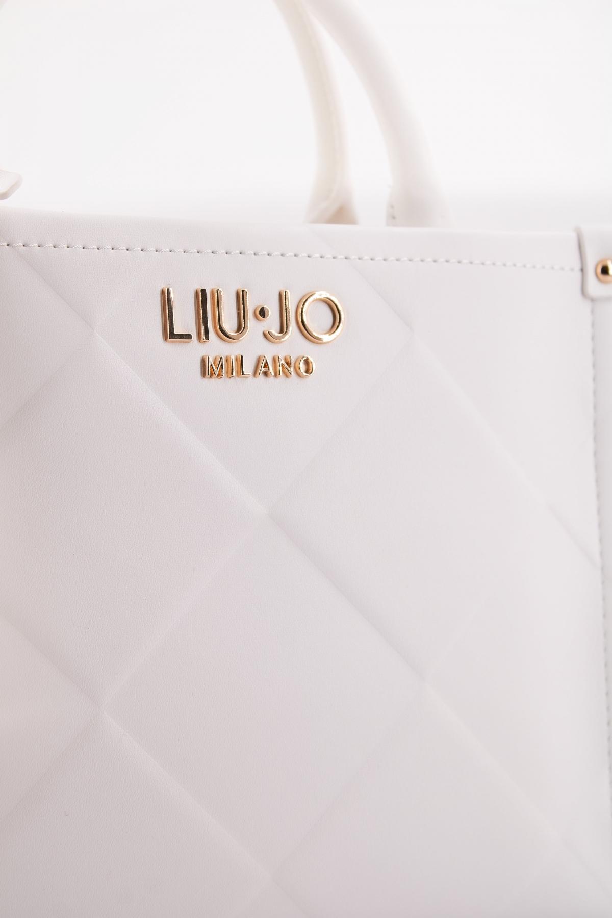LIU-JO ECS S TOTE en color BLANCO (4)