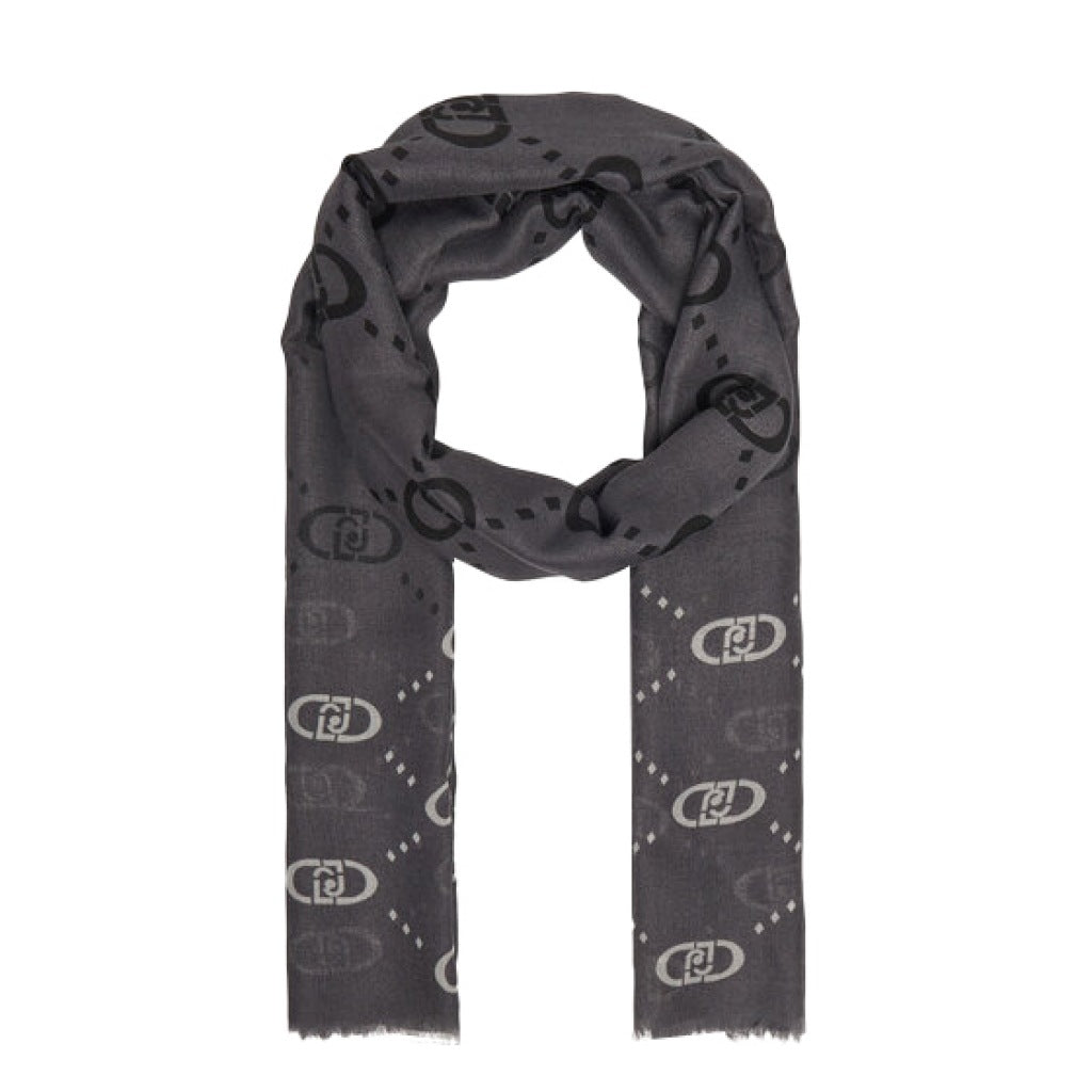 LIU-JO ECS STOLA DEGRADE en color NEGRO (3)