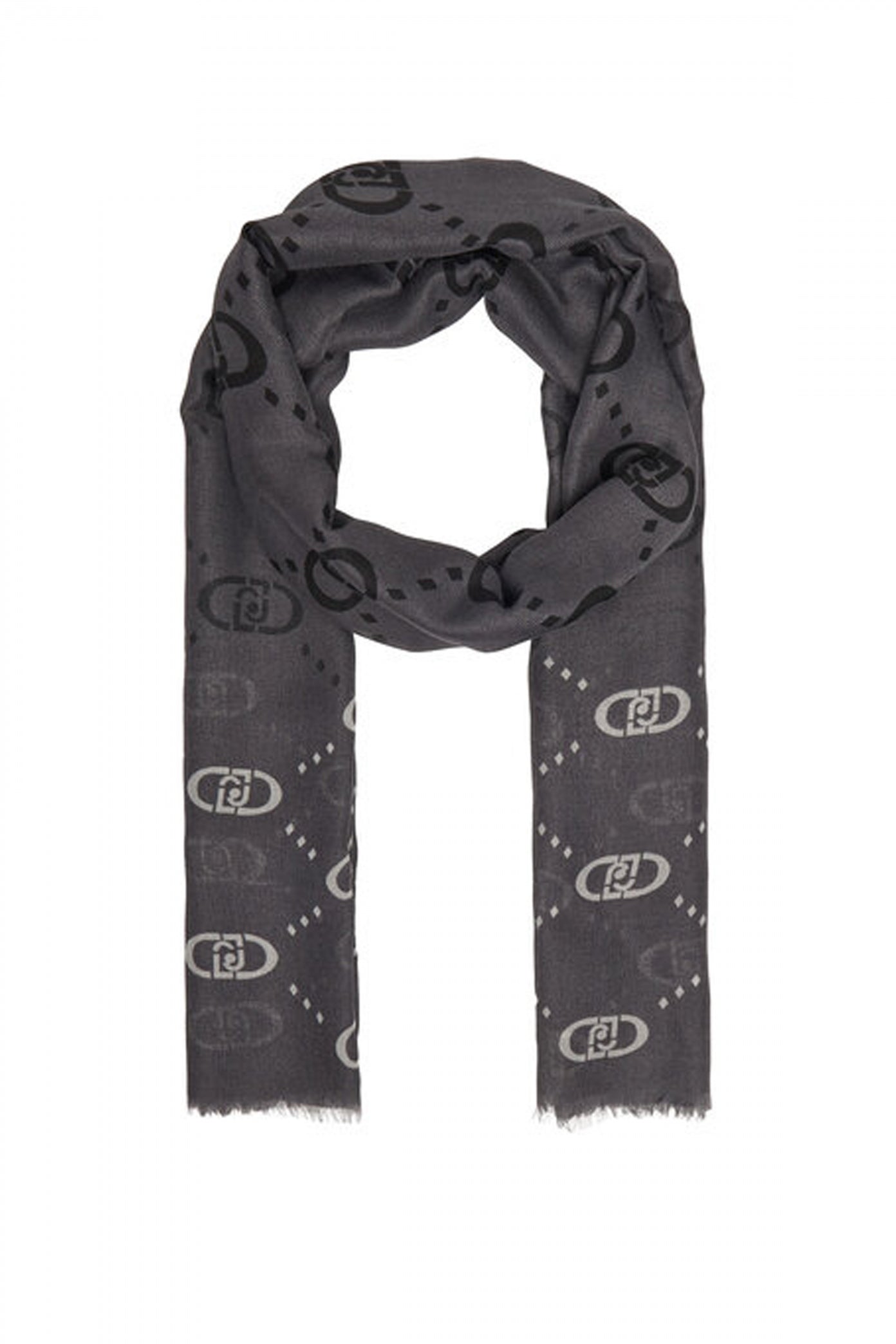 LIU-JO ECS STOLA DEGRADE en color NEGRO (1)