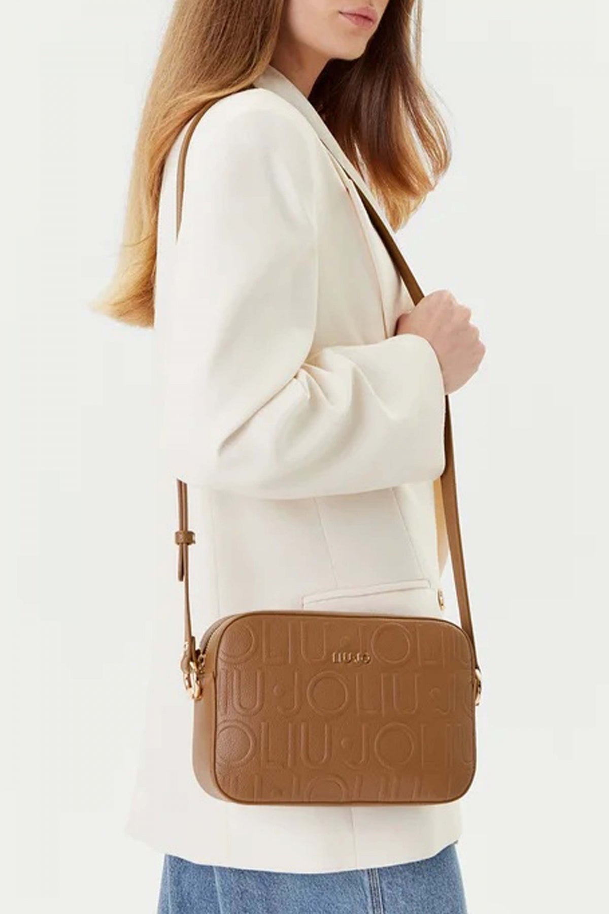 LIU-JO AF E ECS M CAMERA CASE en color MARRON (4)