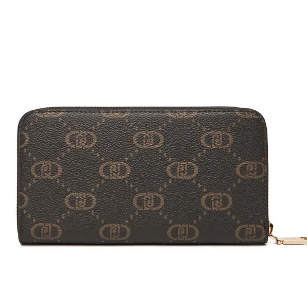 LIU-JO ECS XL ZIP AROUND en color MARRON (5)