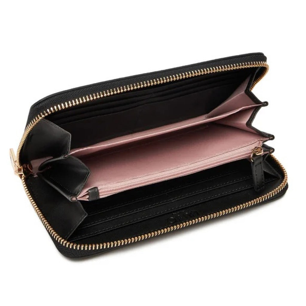 LIU-JO ECS XL ZIP AROUND en color MARRON (6)