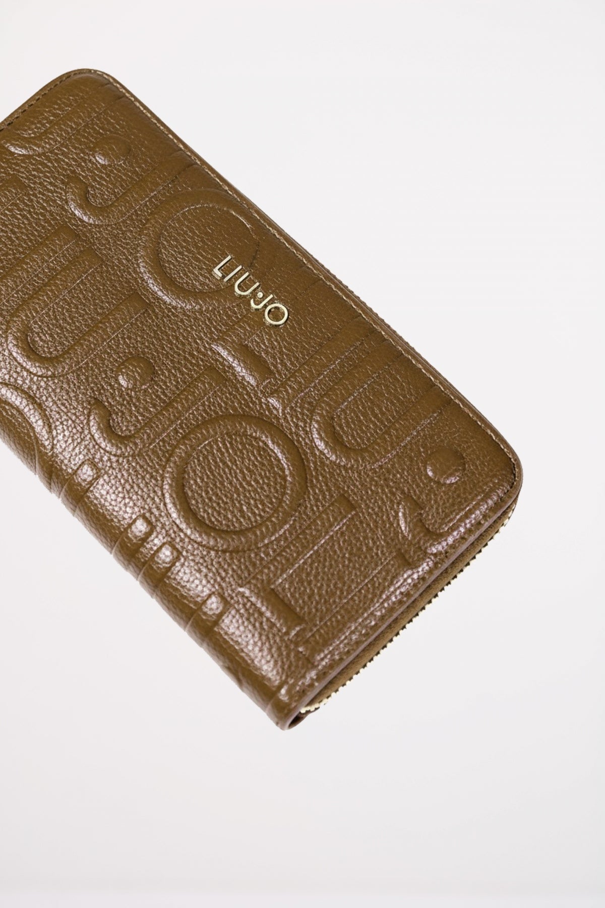 LIU-JO ECS XL ZIP AROUND en color MARRON (4)