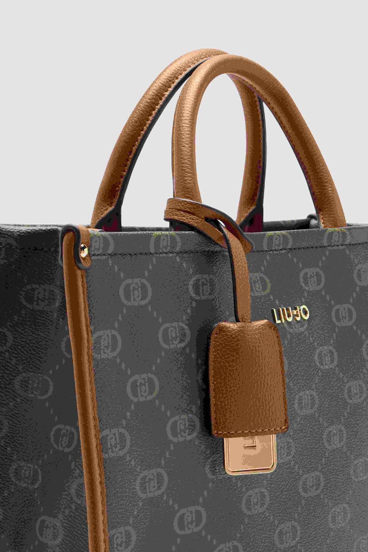 LIU-JO AF E ECS M TOTE en color MARRON (4)