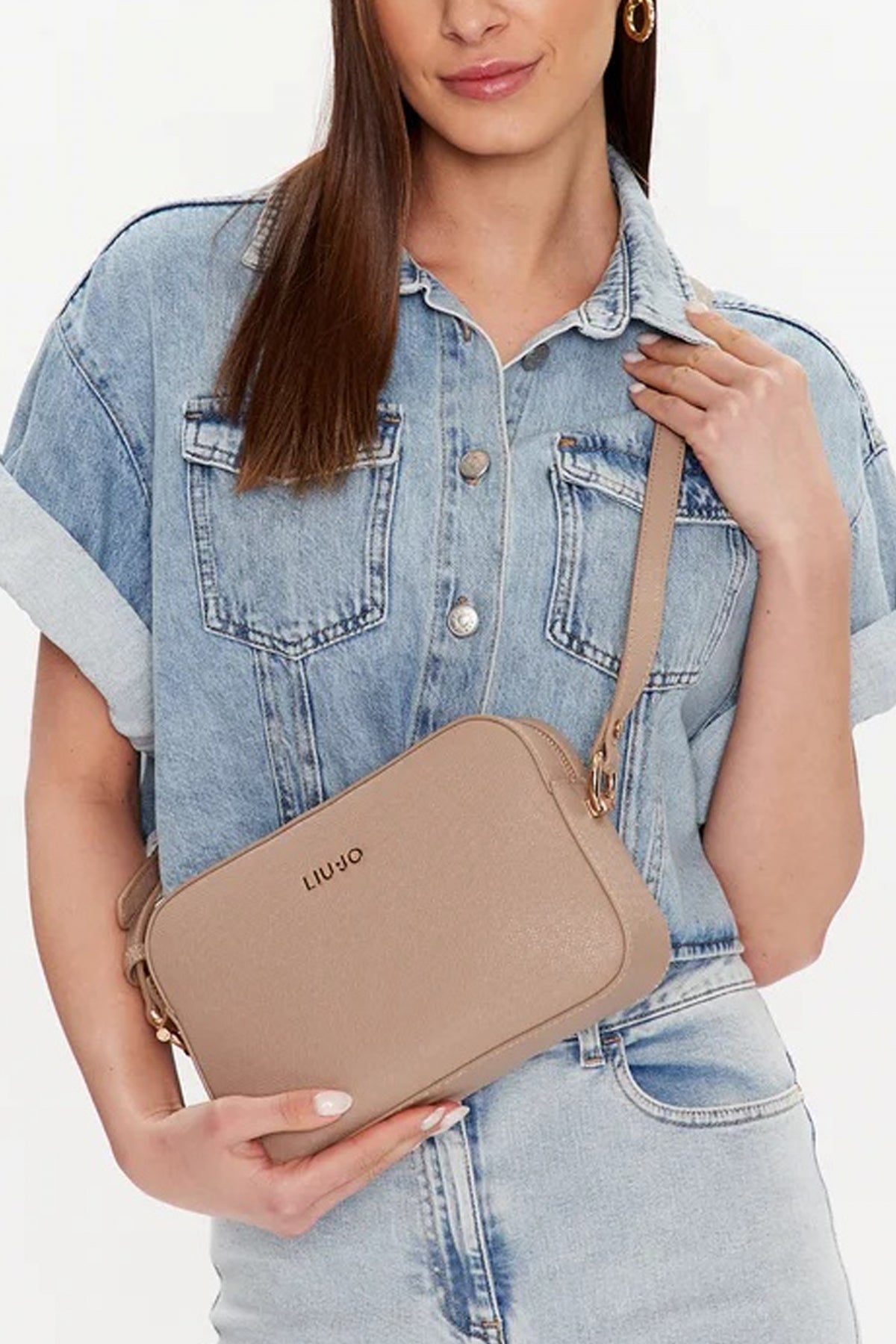 LIU-JO S CROSSBODY en color BEIS (4)