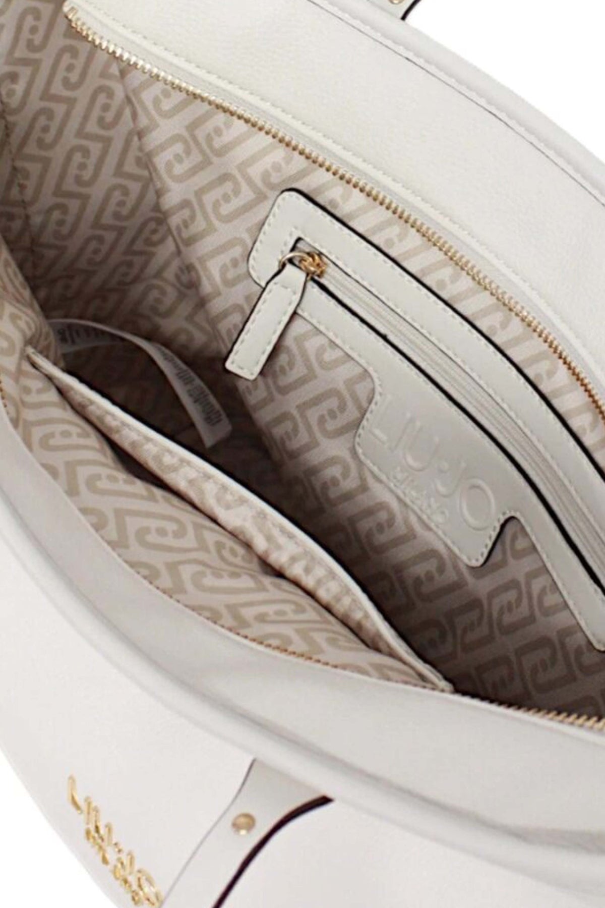LIU-JO ECS M TOTE en color BLANCO (4)