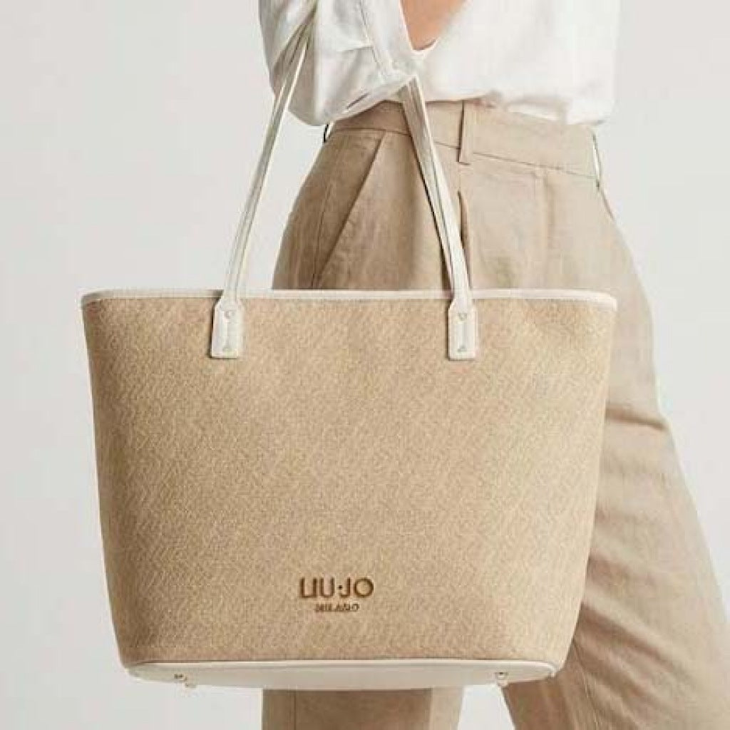 LIU-JO TA M TOTE en color BEIS (5)
