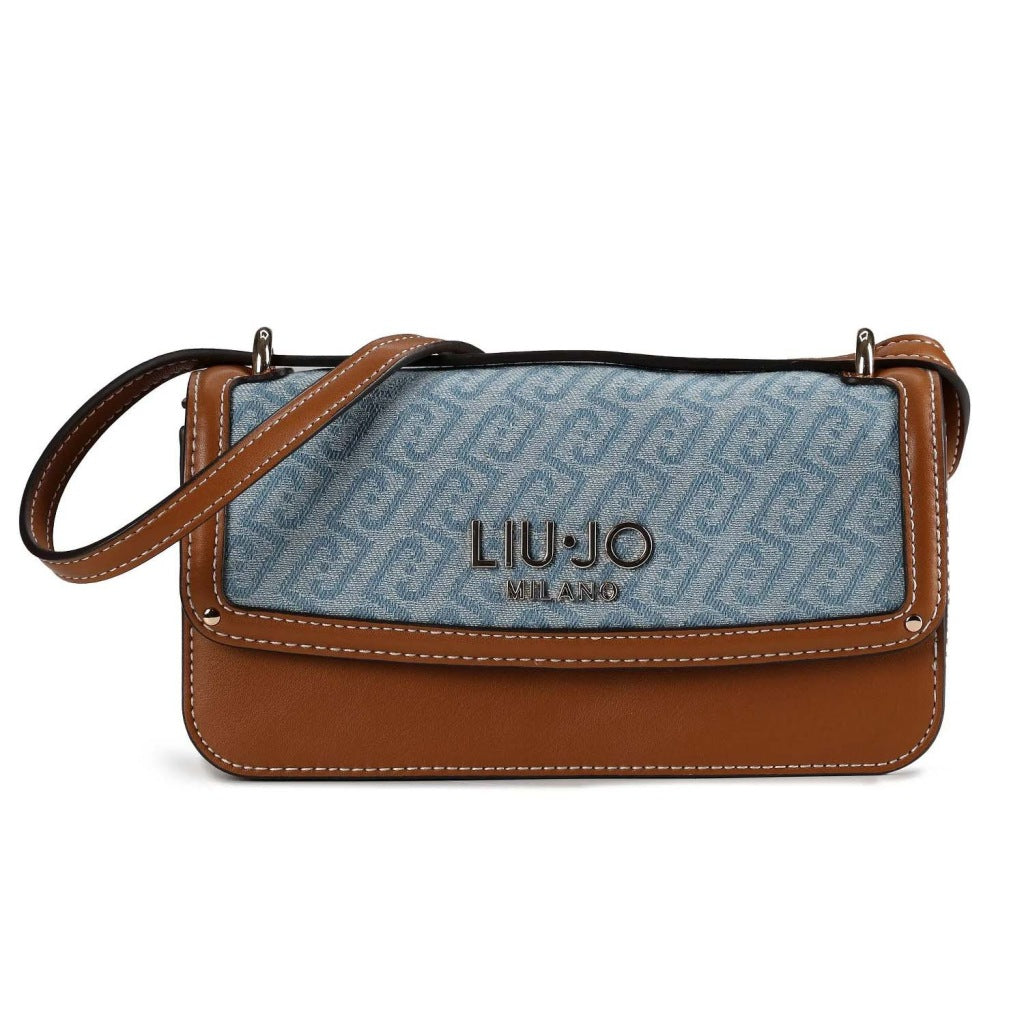 LIU-JO S CROSSBODY EAST WEST en color AZUL (4)