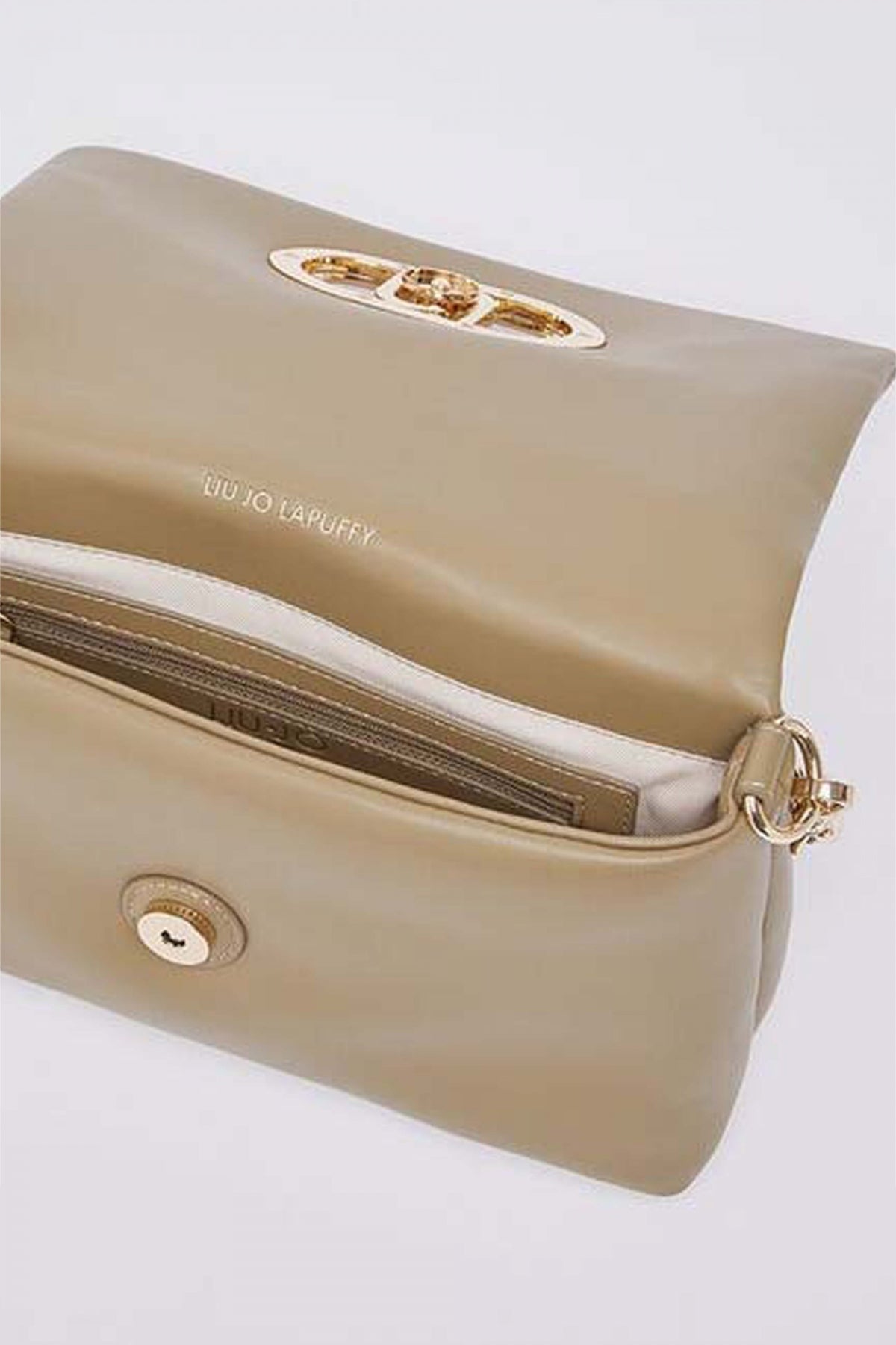 LIU-JO ECS M CROSSBODY en color BEIS (3)