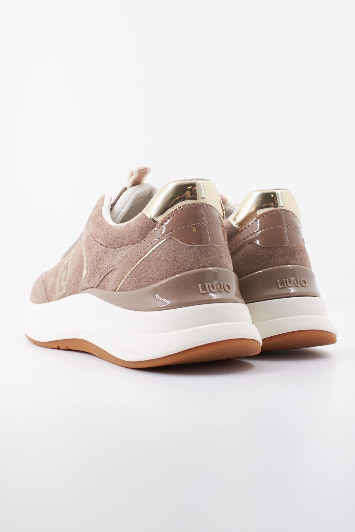 LIU-JO BF PX DEPORTIVO STARDUST en color MARRON CLARO (4)