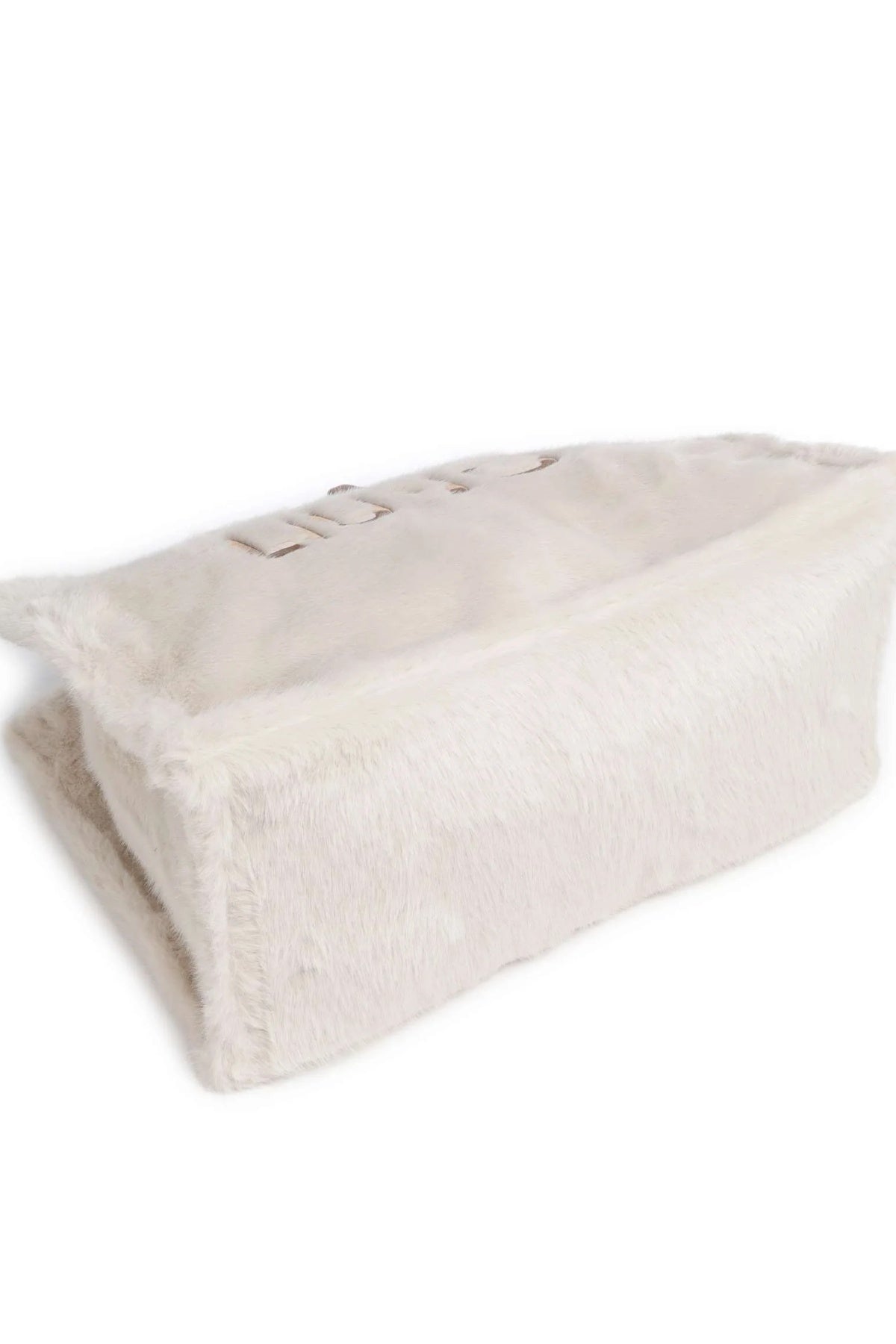 LIU-JO F E TOTE FAKE FUR en color BLANCO (4)