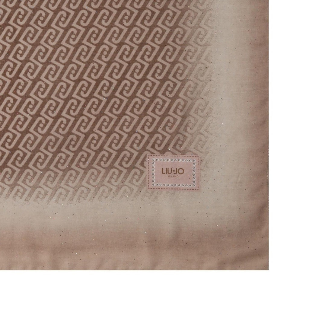 LIU-JO F T STOLA ALLOVER SHADED en color MARRON (4)