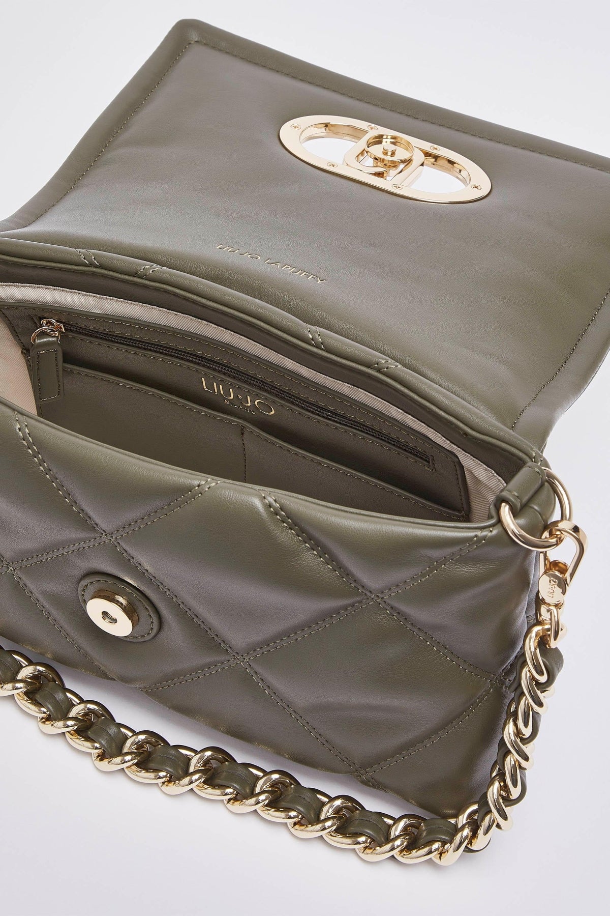 LIU-JO AF E CROSSBODY en color VERDE (5)
