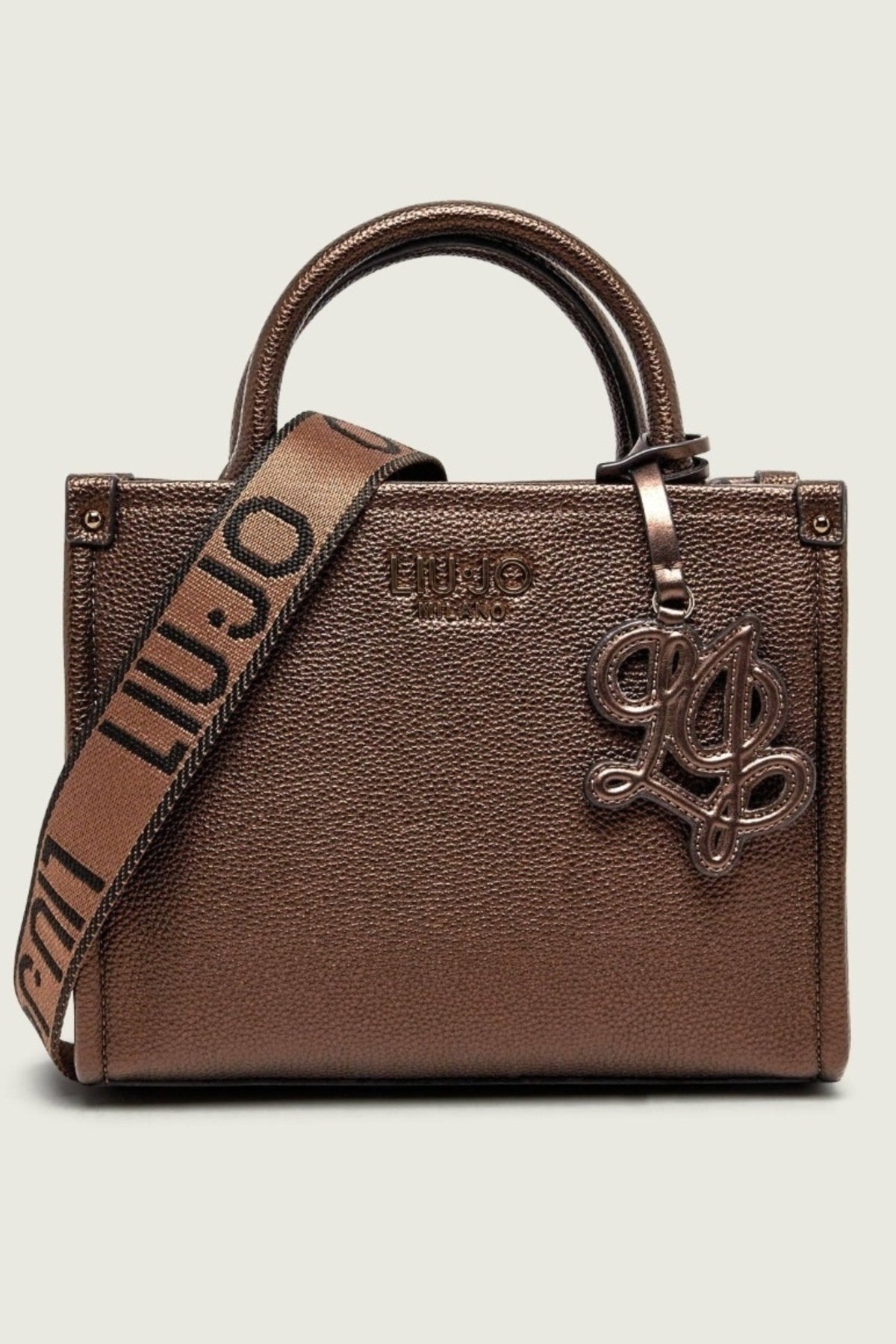 LIU-JO AF ES TOTE en color BRONCE (1)